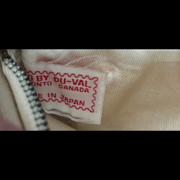 Vintage 50’s/60’s Beaded Zip Clutch Du-Val Japan - Picture 3 of 3